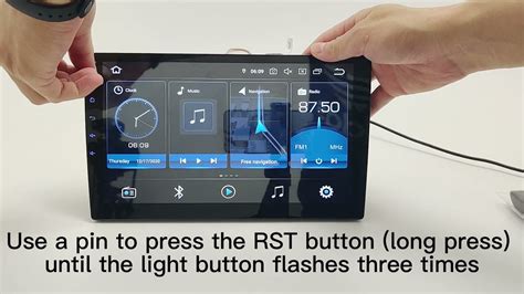 Touch Reset to set both Balance and Fader to 0. . How to reset soundstream radio